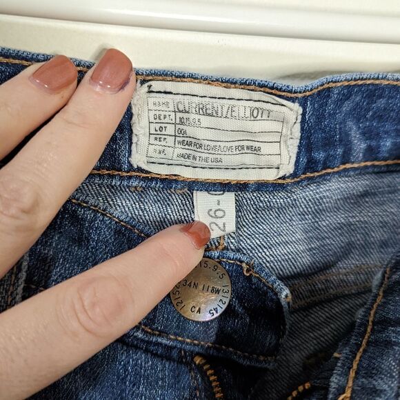 Current/Elliot The Stiletto Blue Rose Jeans - Picture 8 of 9